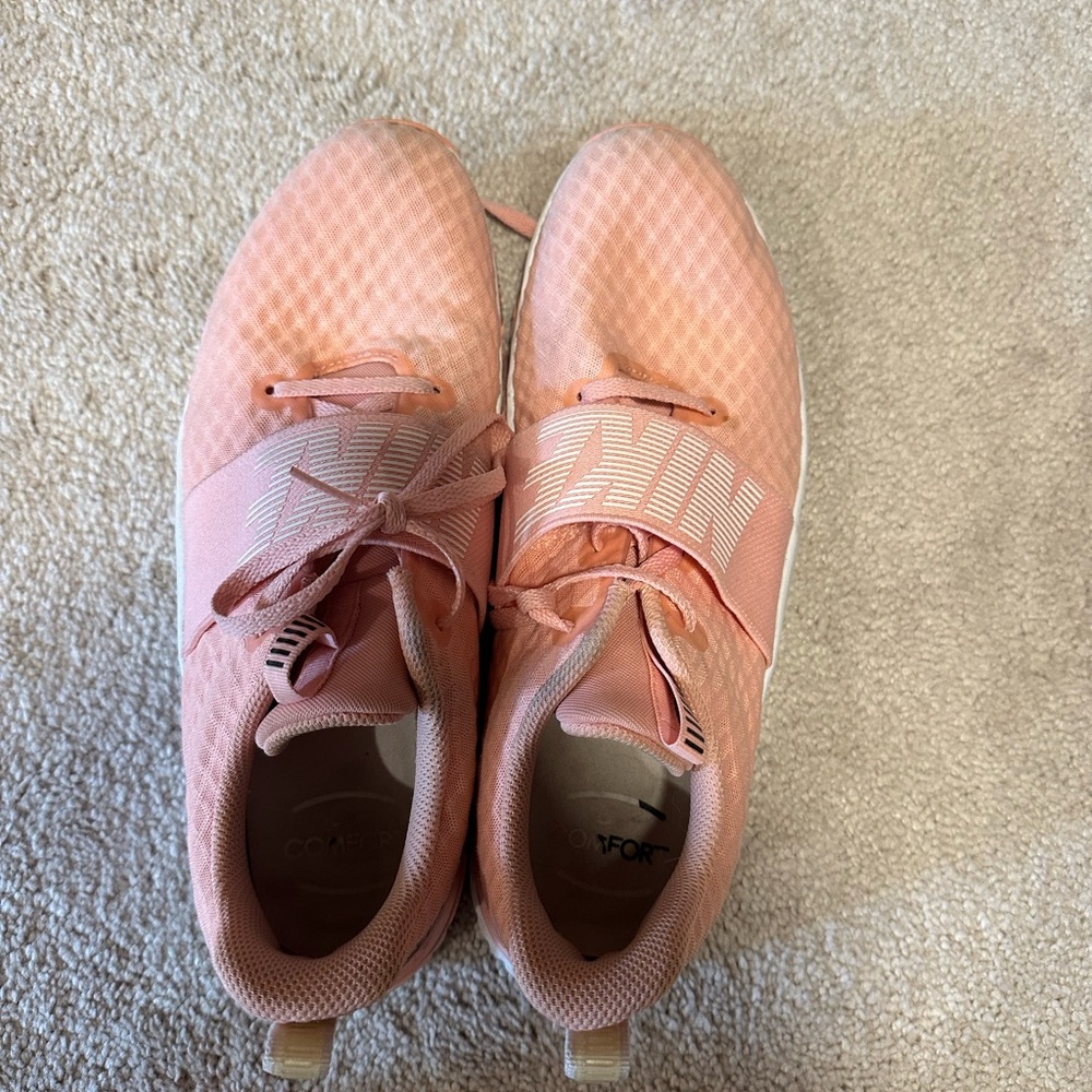 Pink Nike sneakers